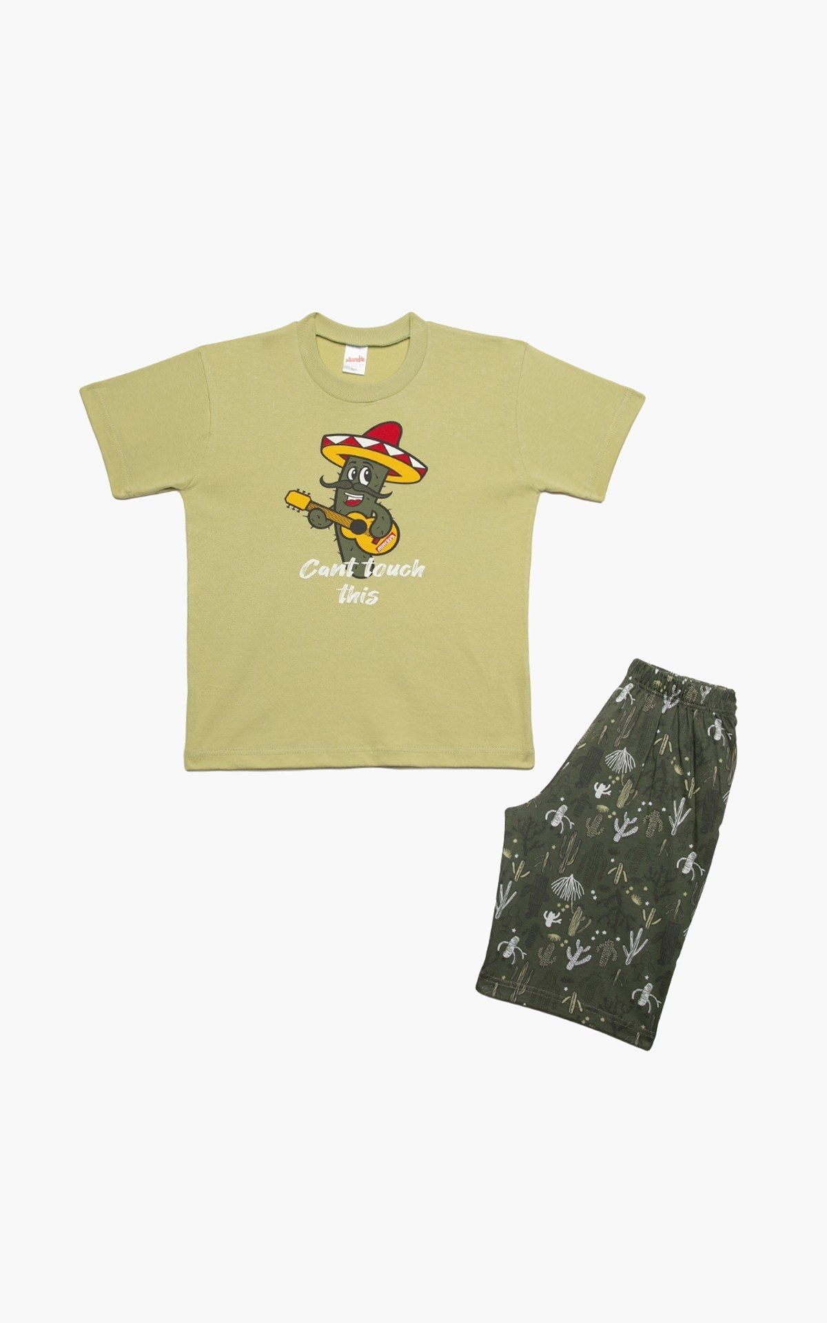 Πυτζάμα Παιδική Καλοκαιρινή Minerva Savage Garden Βεραμάν No16 61952-311