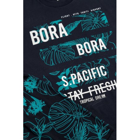 Πυτζάμα Παιδική Καλοκαιρινή Minerva Bora Bora Marine No8 61948-200