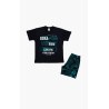Πυτζάμα Παιδική Καλοκαιρινή Minerva Bora Bora Marine No6 61948-200