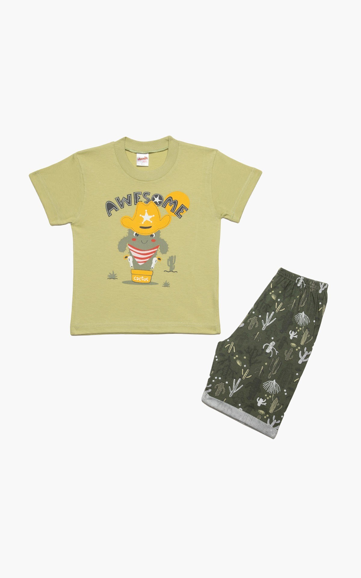 Πυτζάμα Βρεφική Καλοκαιρινή Minerva Awesome Βεραμάν No 4 61943-311