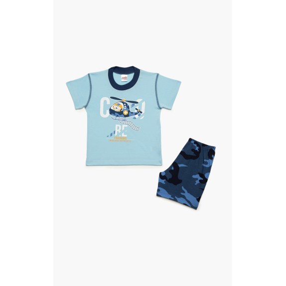 Πυτζάμα Βρεφική Καλοκαιρινή Minerva Resque Team Σιέλ No 1...