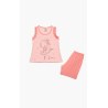 Πυτζάμα Βρεφική Καλοκαιρινή Minerva Dance Puppy Pink Coral No 1 61936-020
