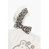 Πυτζάμα Βρεφική Καλοκαιρινή Minerva Cactus-Giraffe Λευκό No 1 61932-002