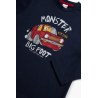 Πυτζάμα Παιδική για Αγόρι Monster Navy No12 61917-120