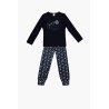 Πυτζάμα Παιδική για Κορίτσι Minerva Girl Power Navy No4 61892-100
