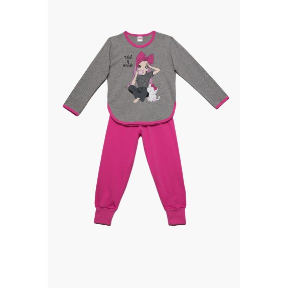 Πυτζάμα Παιδική για Κορίτσι Minerva Break Dream...