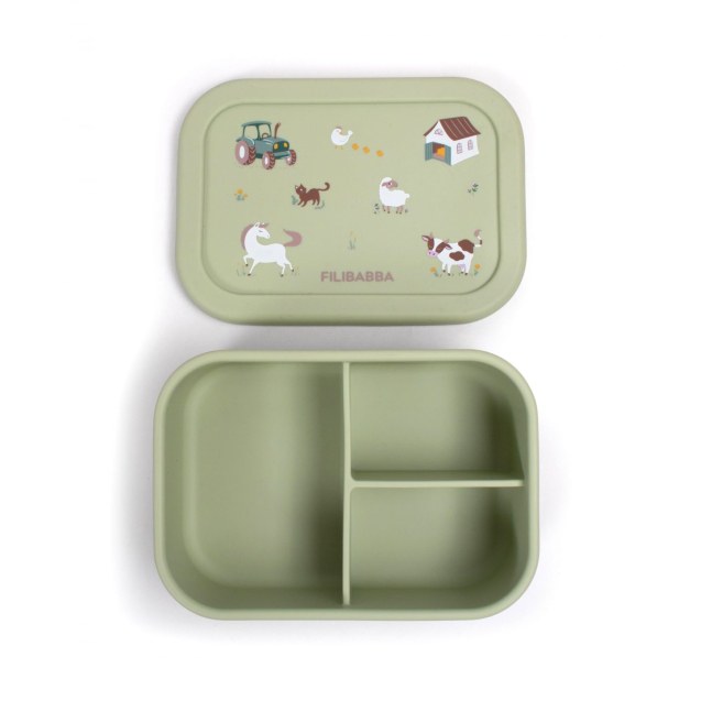 Δοχείο Φαγητού Σιλικόνης Με Χωρίσματα Filibabba...