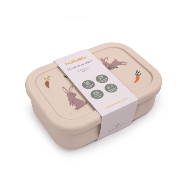 Δοχείο Φαγητού Σιλικόνης Με Χωρίσματα Filibabba...