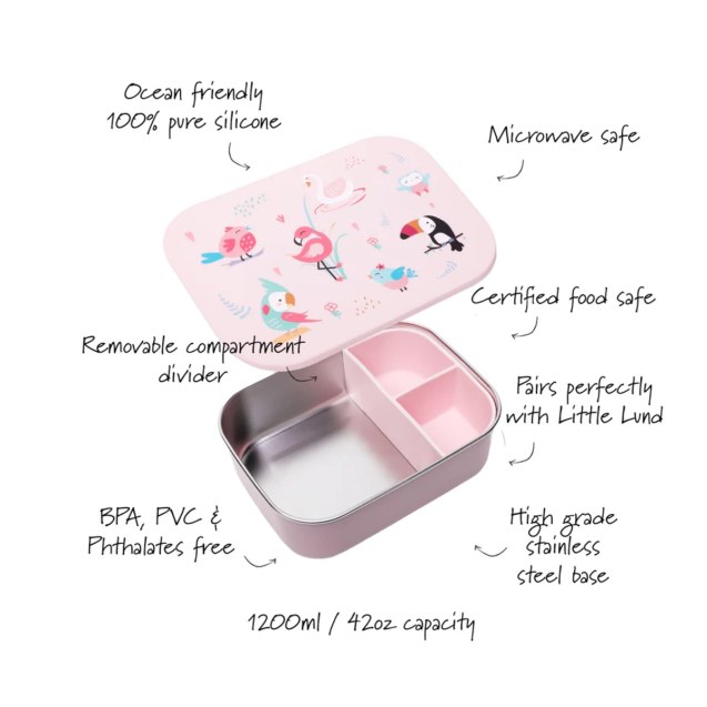 Δοχείο Φαγητού Σιλικόνης Με Χωρίσματα Filibabba...