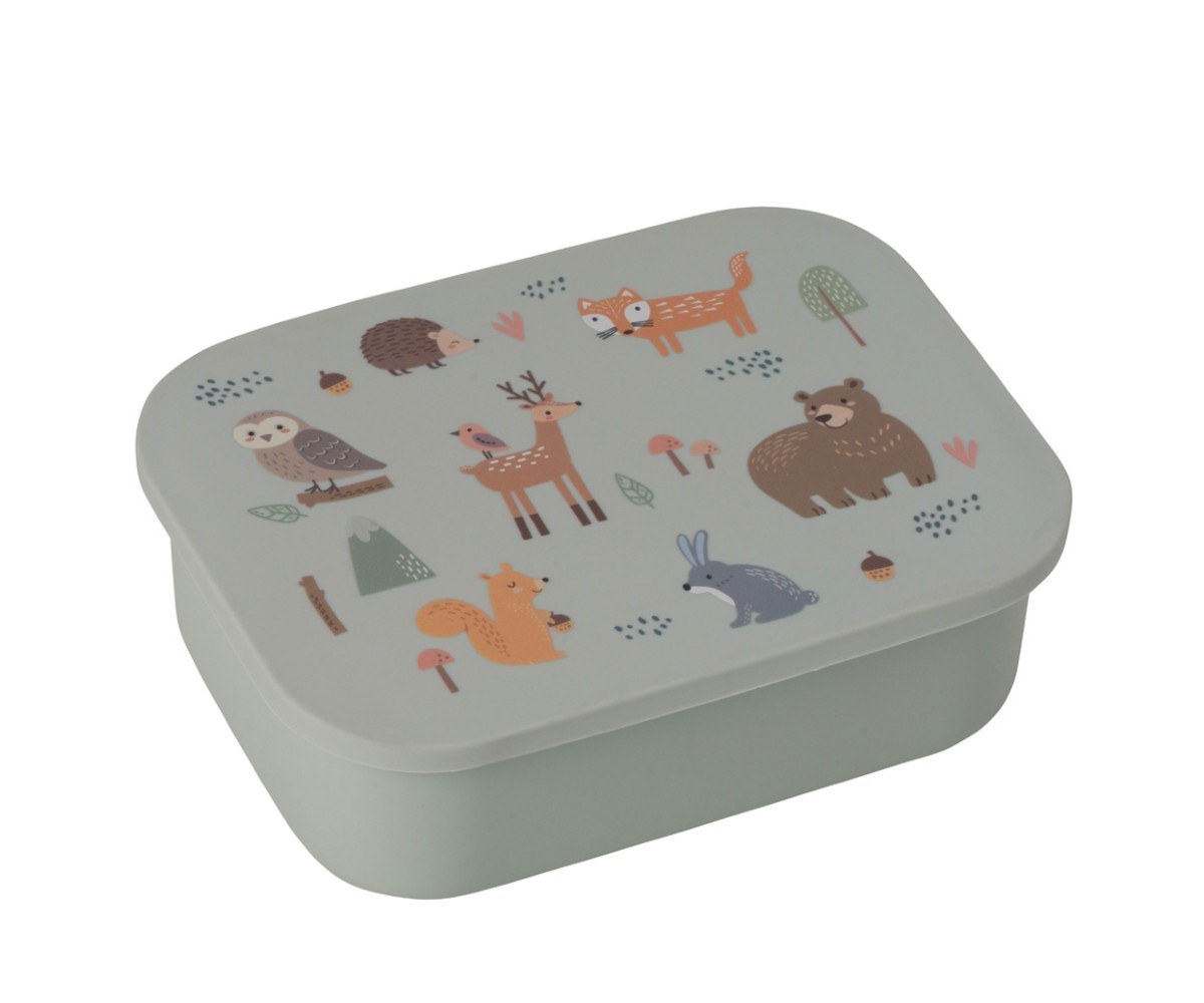 Δοχείο Φαγητού Σιλικόνης Με Χωρίσματα Filibabba Woodland 1200ml