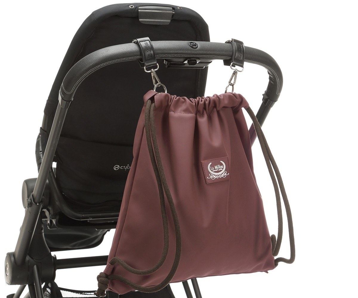 La Millou Tσάντα Backpack Rubber Bag Burgundy