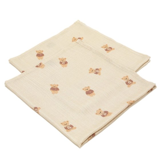 Πάνα La Millou 2 Pack Bamboo Μικρές Μουσελίνες Baby Bear...