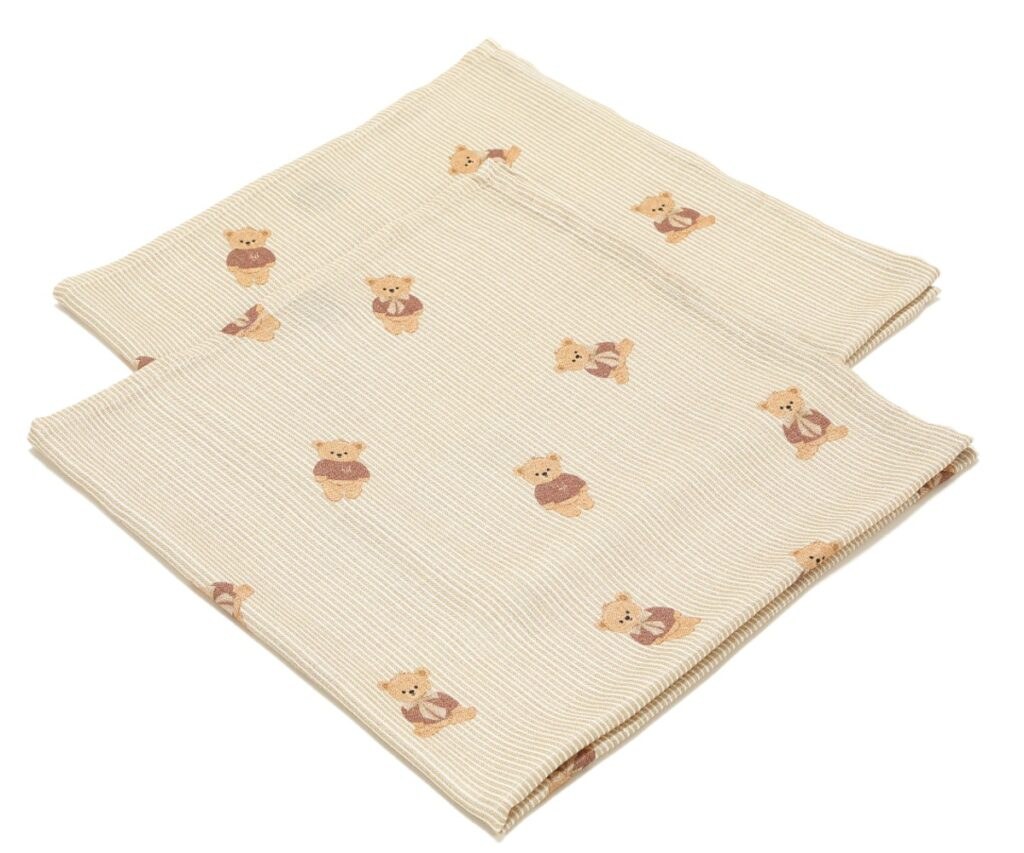 La Millou Πάνα La Millou Pack Bamboo Μουσελίνα Baby Bear 70x70