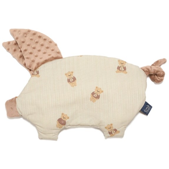 Βρεφικό Μαξιλάρι La Millou Sleepy Pig Baby Bear Mocca