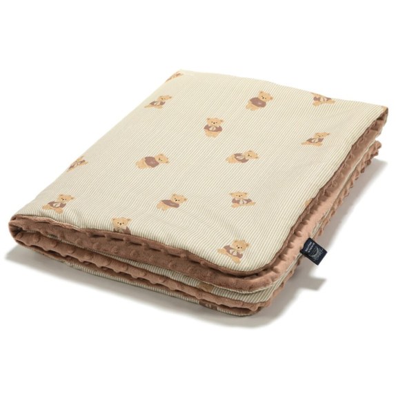 Βρεφική Kουβέρτα La Millou (M) Baby Bear Mocca 100x80
