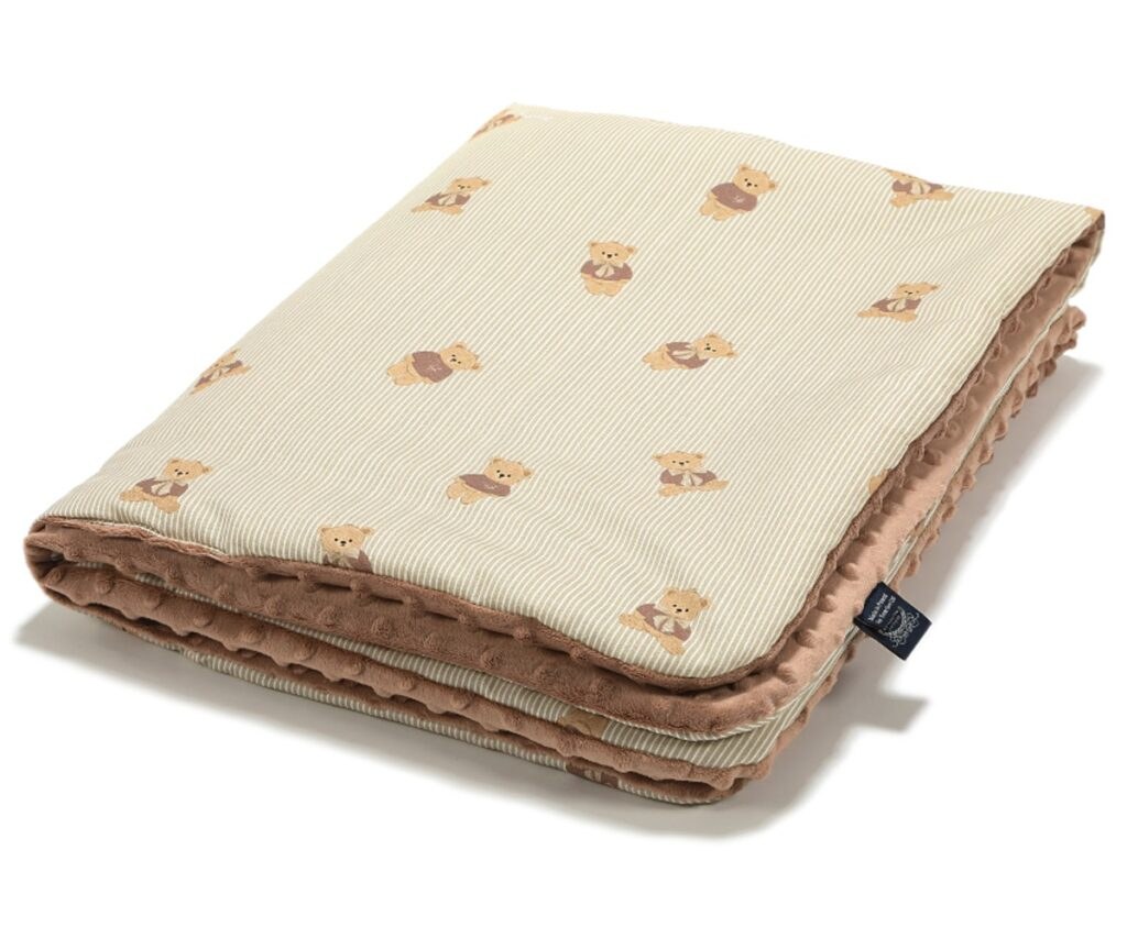Βρεφική Kουβέρτα La Millou (M) Baby Bear Mocca 100x80