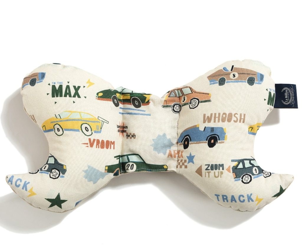 La Millou Βρεφικό Μαξιλάρι La Millou Organic Jersey Angel's Wings Grand Prix Velvet Sand