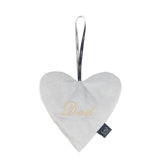 Διακοσμητική Velvet Καρδιά ''Dad'' Grey