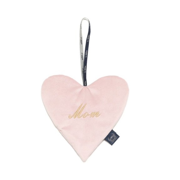 Διακοσμητική Velvet Καρδιά ''Mom'' Smoke Rose