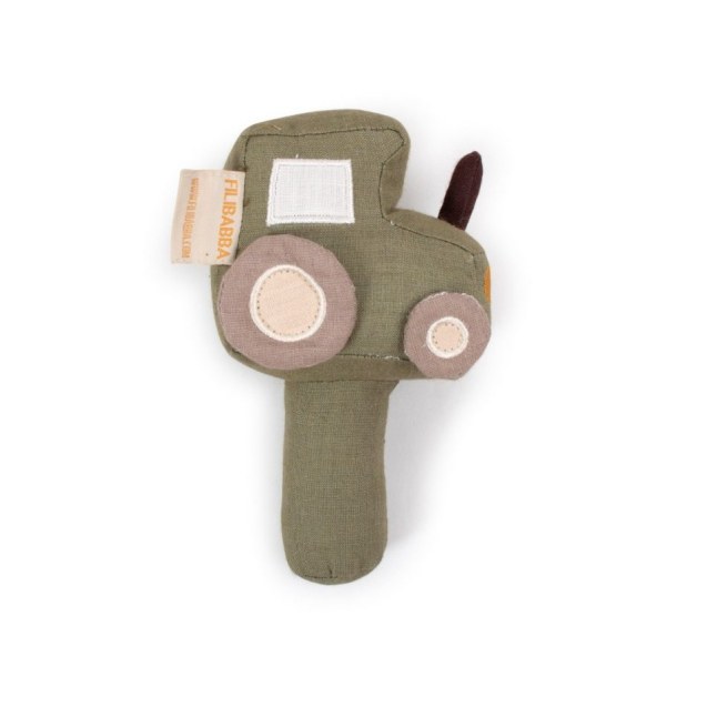 Κουδουνίστρα Υφασμάτινη Filibabba Linen Tractor