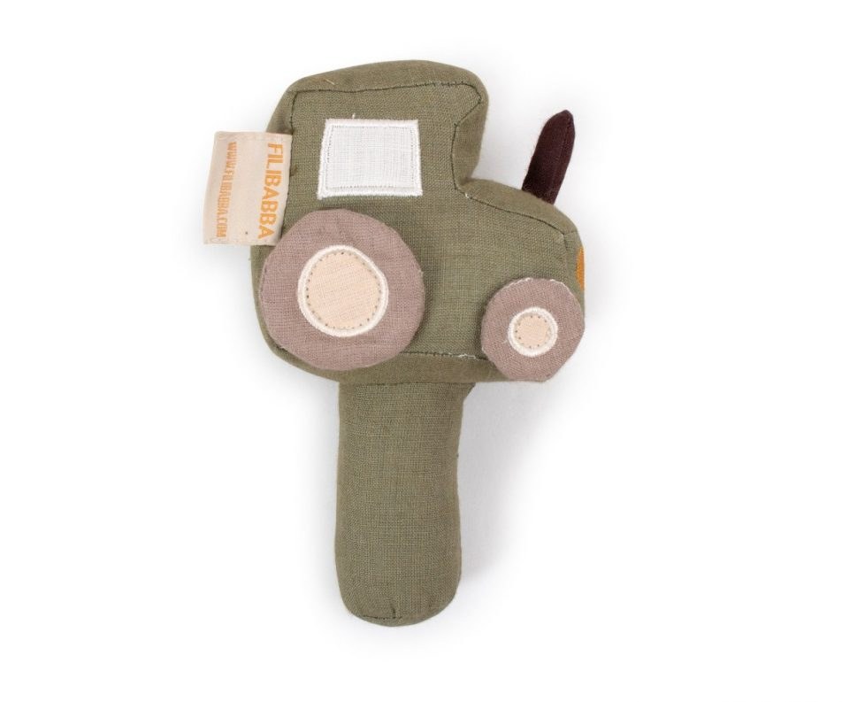 Κουδουνίστρα Υφασμάτινη Filibabba Linen Tractor