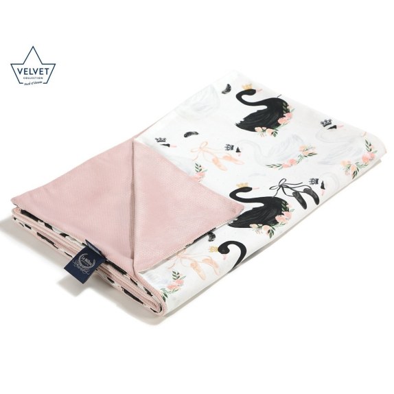 Kουβέρτα Λεπτή La Millou Moonlight Swan Velvet Smoke Rose...