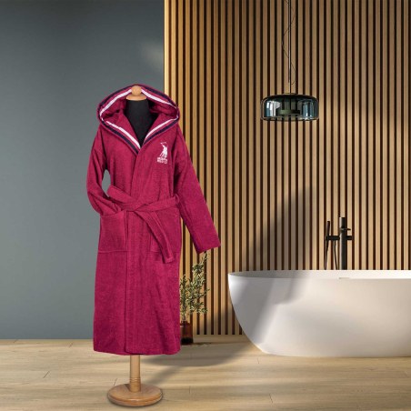 Μπουρνούζι Greenwich Polo Club 3061 Bordeaux MEDIUM