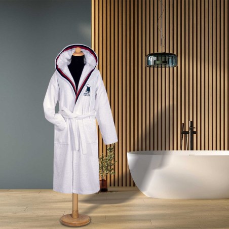 Μπουρνούζι Greenwich Polo Club 3062 White SMALL