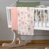 Σετ Σεντόνια Λίκνου 2 Τεμαχίων Greenwich Polo Club 8859 Pink-Ivory 70x120