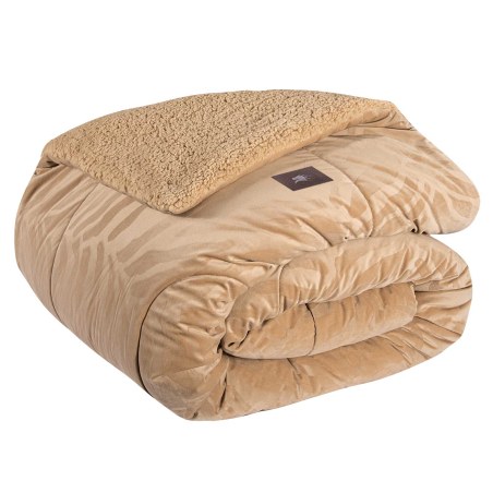 Κουβερτοπάπλωμα King Size με Γούνα Sherpa Greenwich Polo Club 4434 Beige 240x250