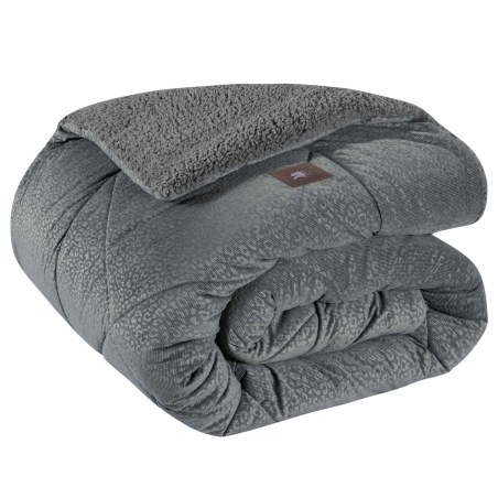 Κουβερτοπάπλωμα King Size με Γούνα Sherpa Greenwich Polo Club 4435 Grey 240x250