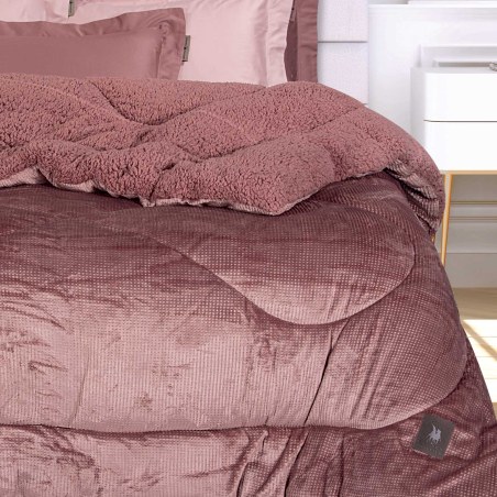 Κουβερτοπάπλωμα Υπέρδιπλο με Γούνα Sherpa Greenwich Polo Club 3957 Nude 220x240