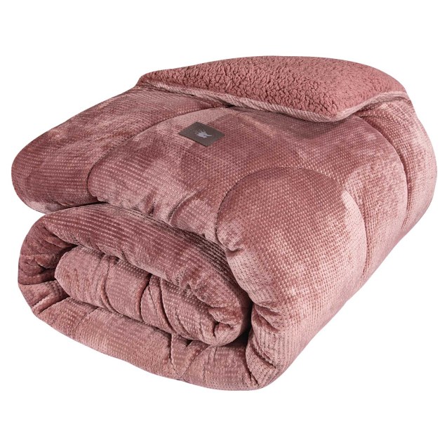 Κουβερτοπάπλωμα Υπέρδιπλο με Γούνα Sherpa...