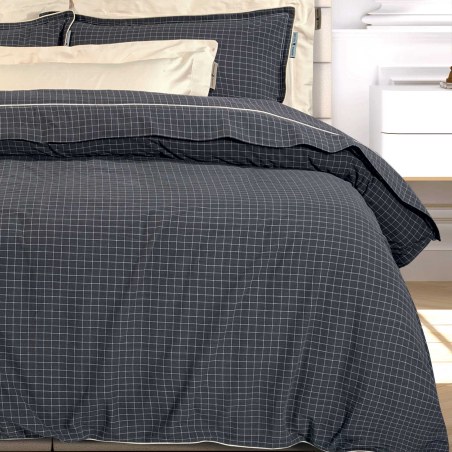 Σετ Παπλωματοθήκη Υπέρδιπλη 3 Τεμαχίων Greenwich Polo Club 2297 Black 220x240