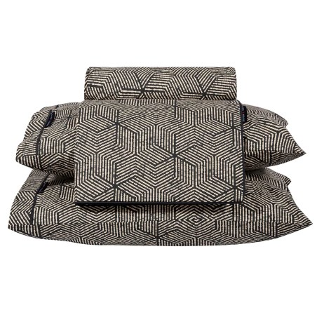 Σετ Σεντόνια King Size 4 Τεμαχίων Greenwich Polo Club 2366 Black-Beige 260x280