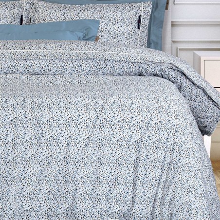 Σετ Σεντόνια Υπέρδιπλα 4 Τεμαχίων Greenwich Polo Club 2360 White-Blue 240x260