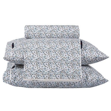 Σετ Σεντόνια Υπέρδιπλα 4 Τεμαχίων Greenwich Polo Club 2360 White-Blue 240x260