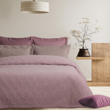 Σετ Μαξιλαροθήκες Διακόσμησης 2 Τεμαχίων Das Home 0289 Lilac 50x70+8