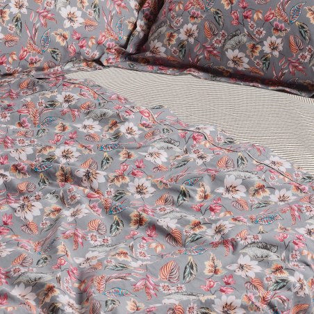 Σετ Σεντόνια Υπέρδιπλα 4 Τεμαχίων Das Home 3176 Grey-Pink 240x260