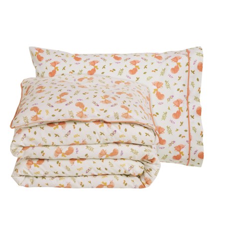 Σετ Παιδικά Σεντόνια Μονά 3 Τεμαχίων Das Kids 4978 Beige-Teracotta 170x260