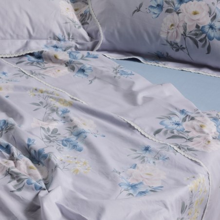 Σετ Σεντόνια King Size 4 Τεμαχίων Das Home 1710 Lilac-Grey 250x270