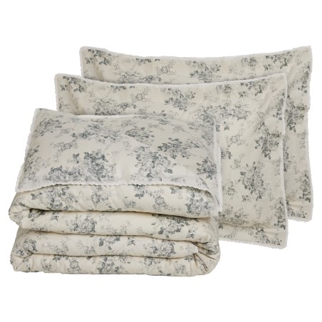 Σετ Σεντόνια King Size 4 Τεμαχίων Das Home 1712 Ivory-Grey 250x270