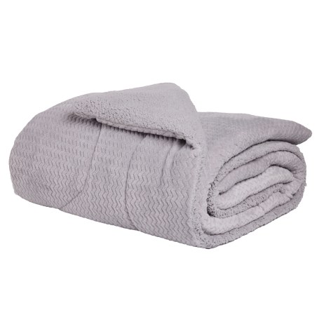 Κουβερτοπάπλωμα Μονό με Γούνα Sherpa Das Home 1368 Grey 160x220