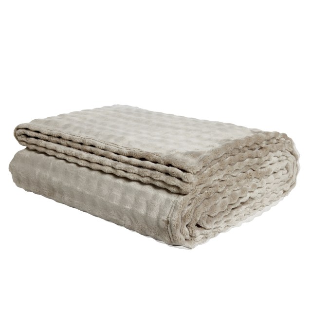 Κουβέρτα Fleece Μονή Das Home 1370 Taupe 160x220