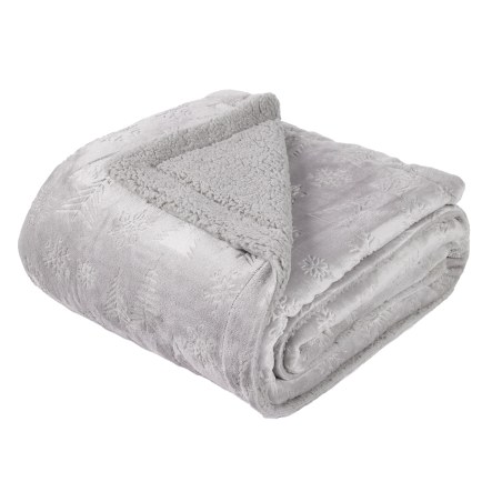 Χριστουγεννιάτικη Κουβέρτα Καναπέ Das Home 1373 Grey 130x170