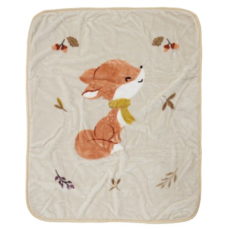 Κουβέρτα Βελουτέ Κούνιας Das Baby 4978 Beige-Teracotta 110x140