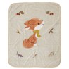 Κουβέρτα Βελουτέ Κούνιας Das Baby 4978 Beige-Teracotta 110x140