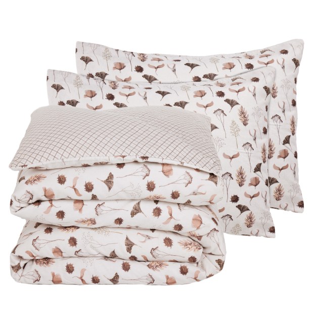 Σετ Παπλωματοθήκη Φανελένια Υπέρδιπλη 3...