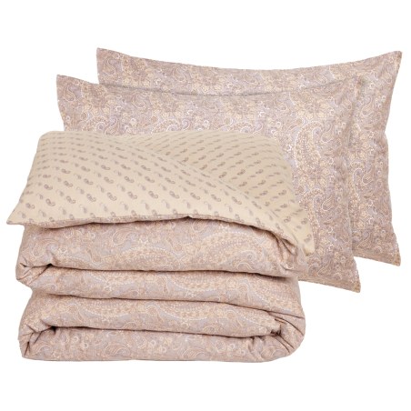 Σετ Παπλωματοθήκη Φανελένια Μονή 2 Τεμαχίων Das Home 9680 Yellow-Grey 160x240