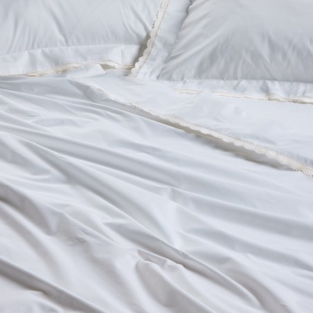 Σετ Παπλωματοθήκη King Size 3 Τεμαχίων Das Home 1708 White 240x260